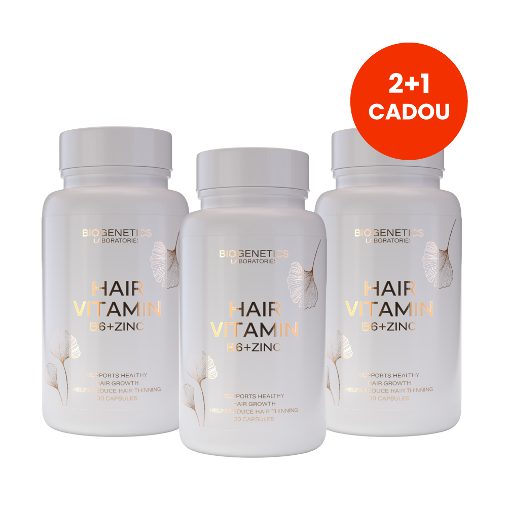 2 + 1 CADOU Biogenetics HAIR VITAMIN B6+zinc