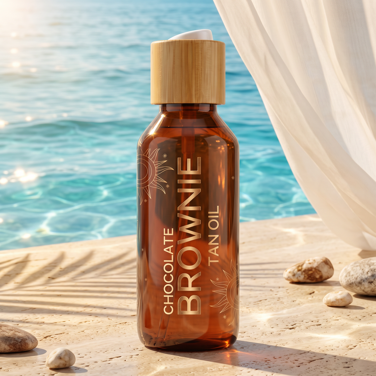 Biogenetics Chocolate Brownie Tan Oil - aplicare