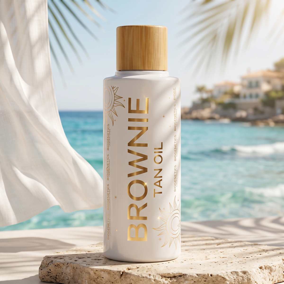 Biogenetics Brownie Tan Oil - aplicare