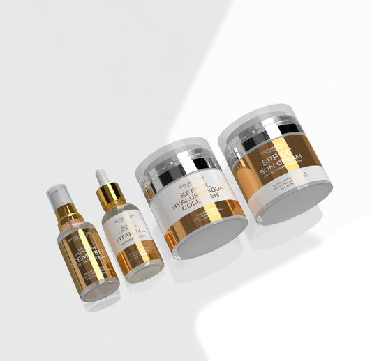 Pachet Serum Celule Stem Biogenetics + Serum Vitamin C + Crema Retinol + Crema SPF