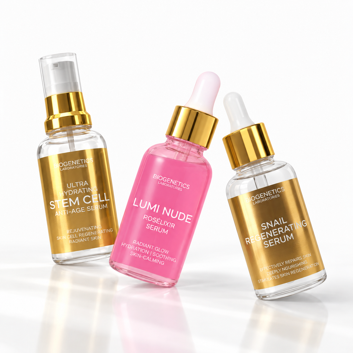 Biogenetics Ser Snail + Ser Stem Cell + Ser Lumi Nude
